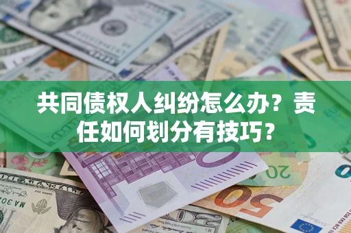 武汉共同债权人纠纷怎么办？责任如何划分有技巧？