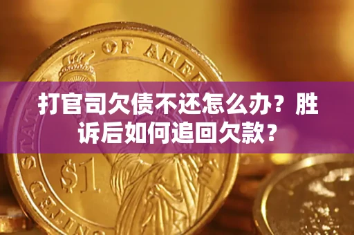 武汉打官司欠债不还怎么办？胜诉后如何追回欠款？