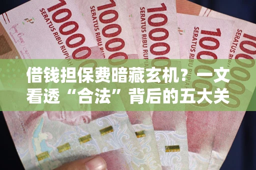 武汉借钱担保费暗藏玄机？一文看透“合法”背后的五大关键陷阱