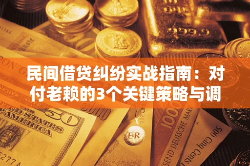 武汉民间借贷纠纷实战指南：对付老赖的3个关键策略与调解盲区解析