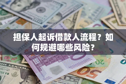 武汉担保人起诉借款人流程？如何规避哪些风险？