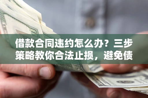 武汉借款合同违约怎么办？三步策略教你合法止损，避免债务危机升级