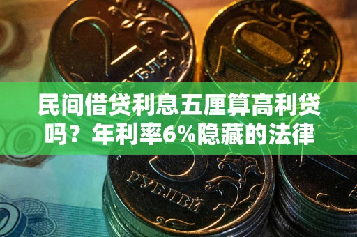 武汉民间借贷利息五厘算高利贷吗？年利率6%隐藏的法律风险全解析