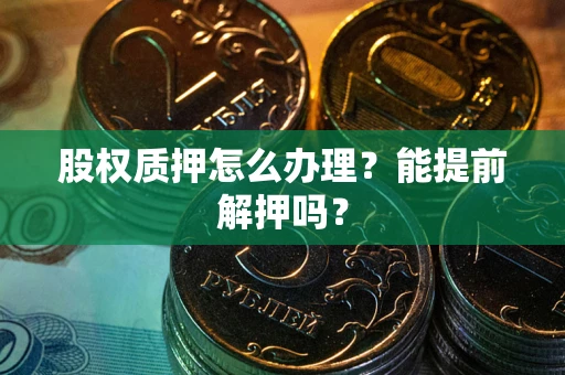 武汉股权质押怎么办理？能提前解押吗？