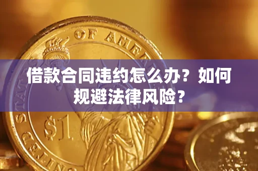 武汉借款合同违约怎么办？如何规避法律风险？